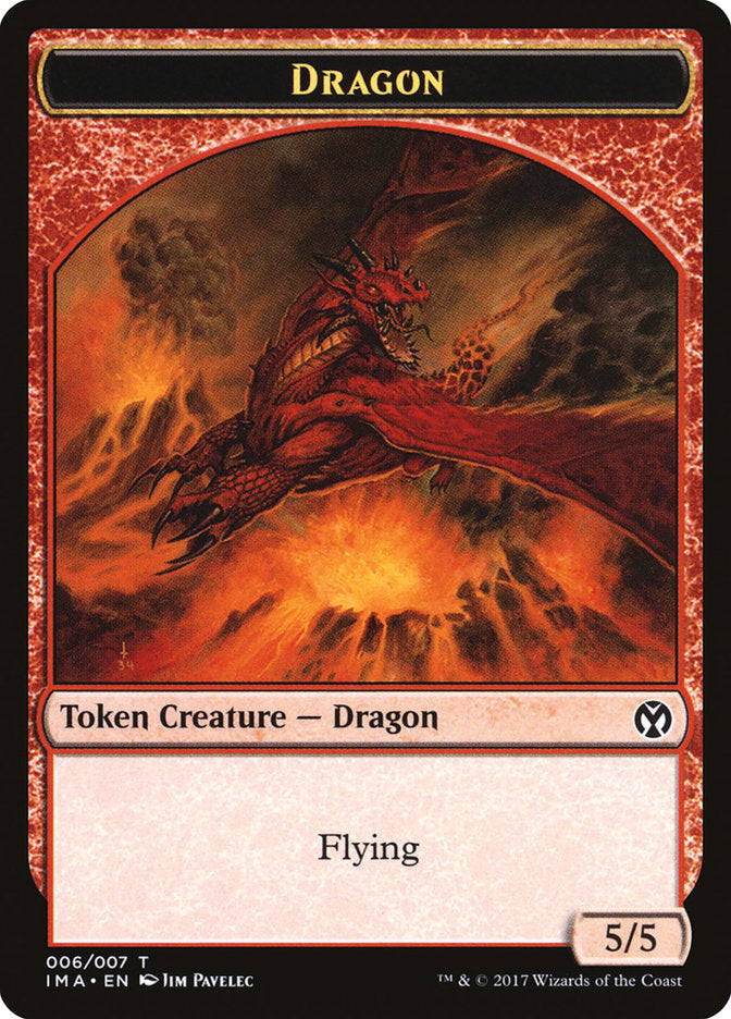 Dragon (006/007) [Iconic Masters Tokens] | Gear Gaming Bentonville