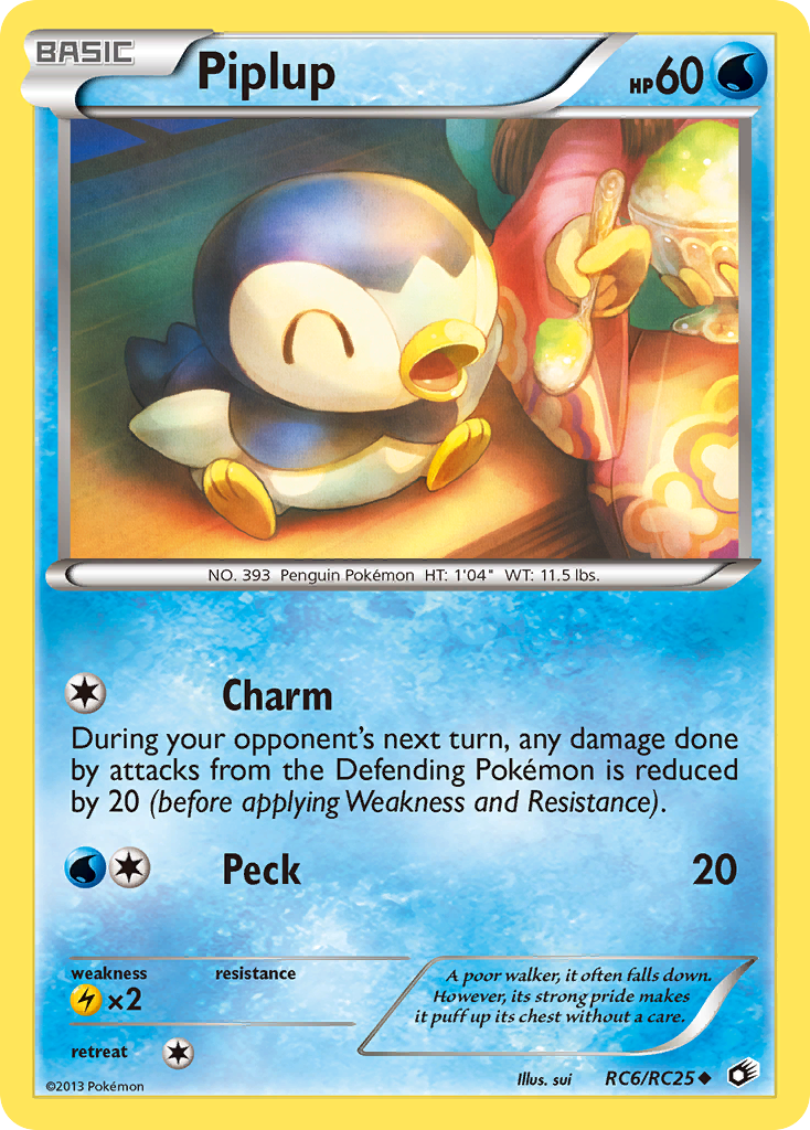 Piplup (RC6/RC25) [Black & White: Legendary Treasures] | Gear Gaming Bentonville