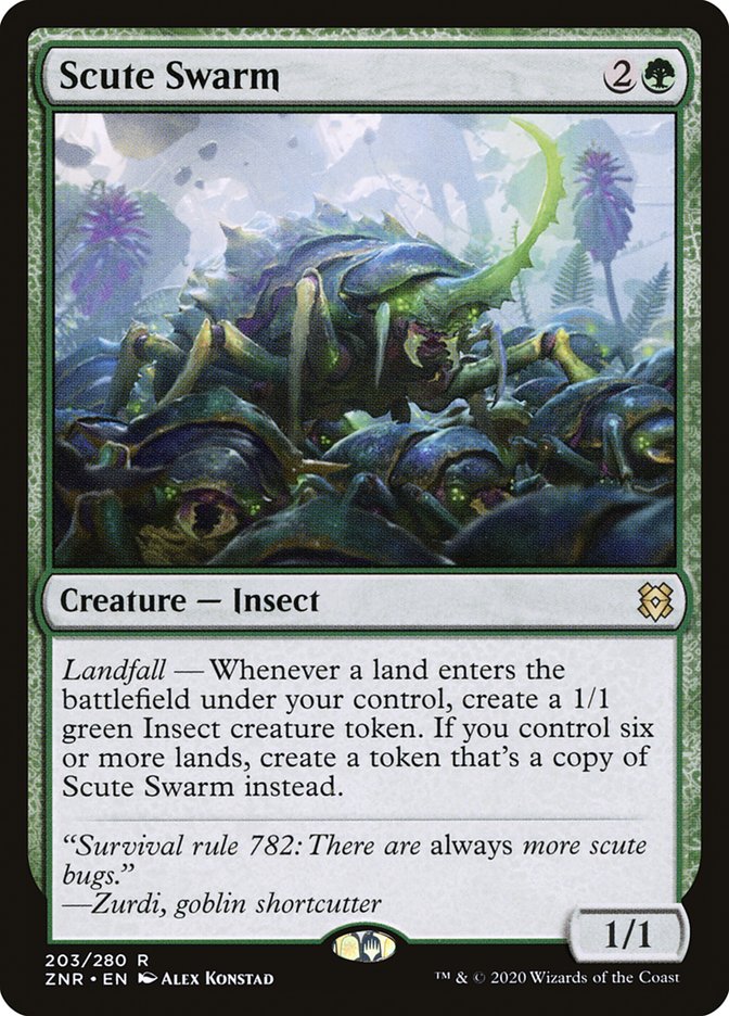 Scute Swarm [Zendikar Rising] | Gear Gaming Bentonville