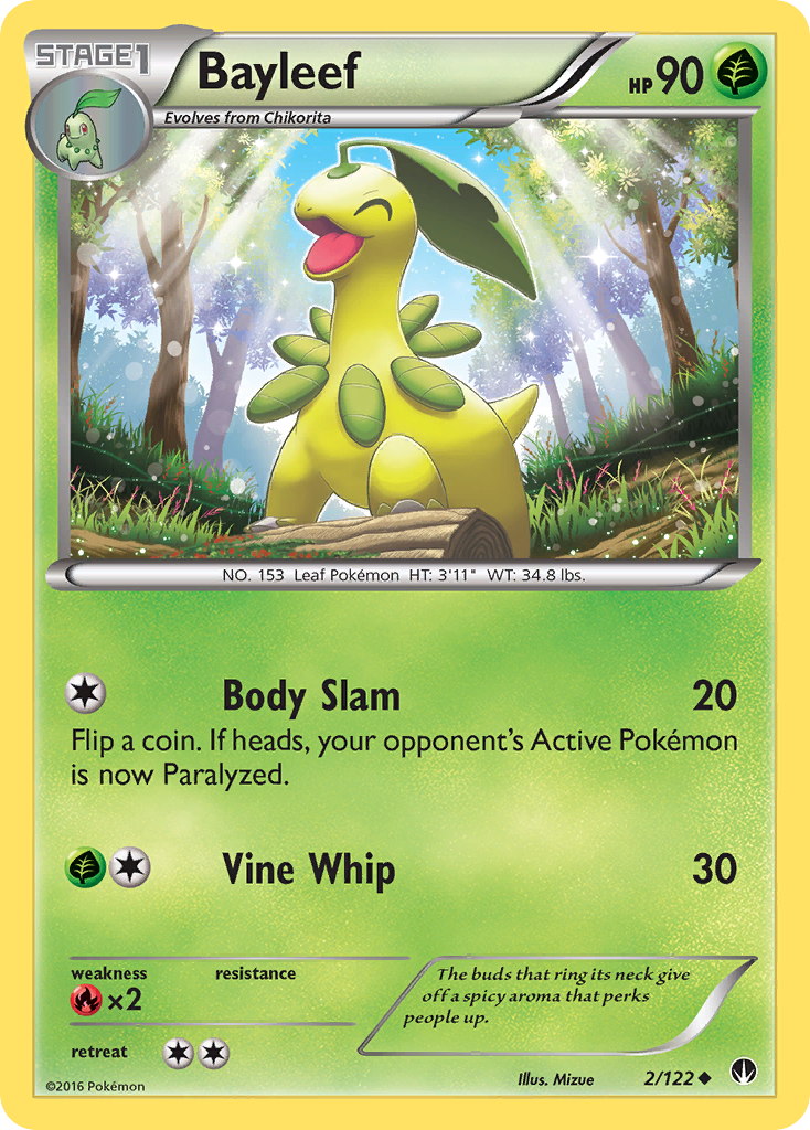 Bayleef (2/122) [XY: BREAKpoint] | Gear Gaming Bentonville