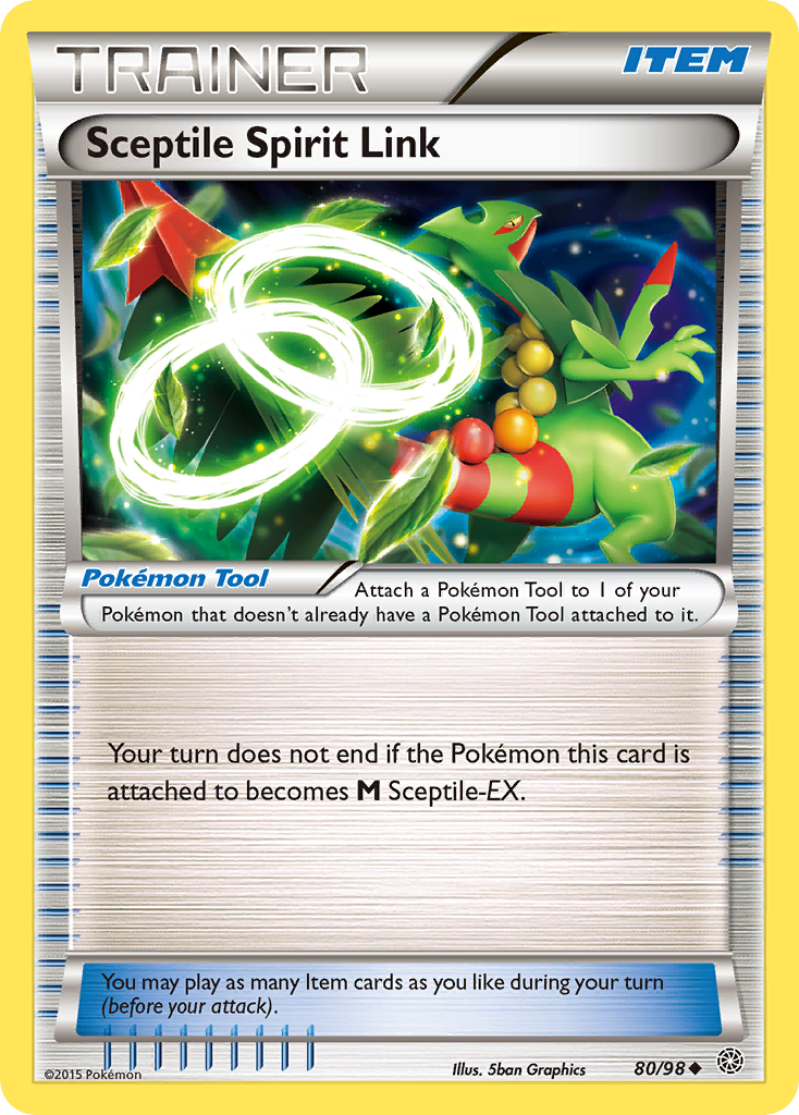 Sceptile Spirit Link (80/98) [XY: Ancient Origins] | Gear Gaming Bentonville