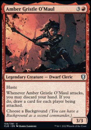 Amber Gristle O'Maul [Commander Legends: Battle for Baldur's Gate] | Gear Gaming Bentonville