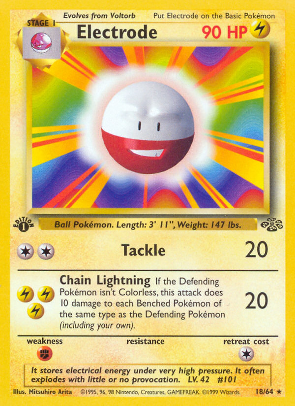 Electrode (18/64) [Jungle 1st Edition] | Gear Gaming Bentonville