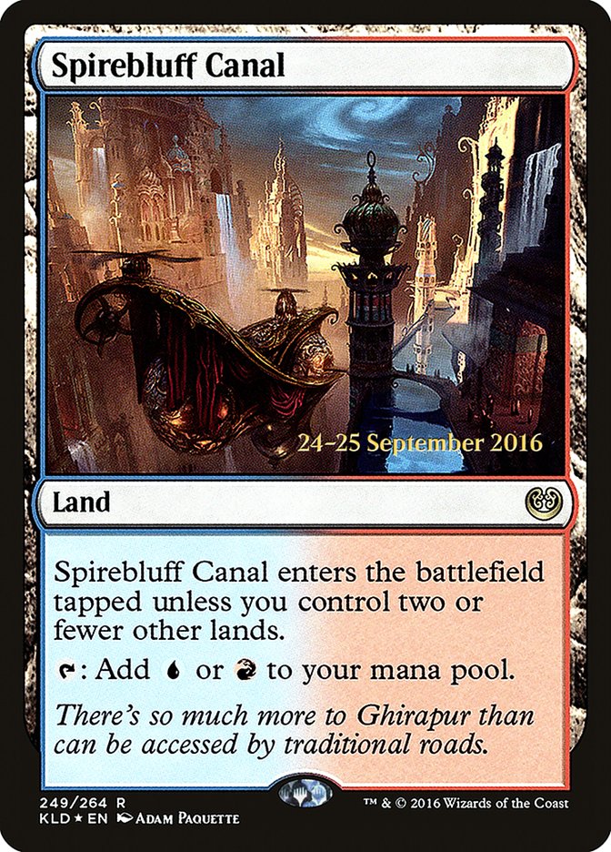 Spirebluff Canal  [Kaladesh Prerelease Promos] | Gear Gaming Bentonville