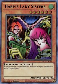 Harpie Lady Sisters (Green) [LDS2-EN065] Ultra Rare | Gear Gaming Bentonville