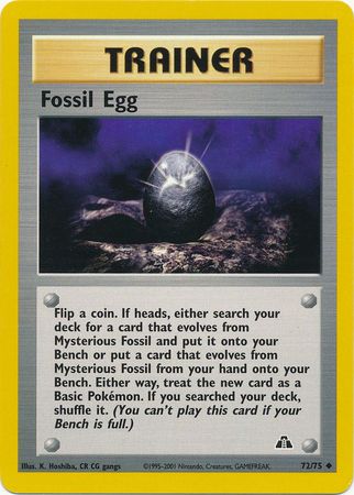 Fossil Egg (72/75) [Neo Discovery Unlimited] | Gear Gaming Bentonville