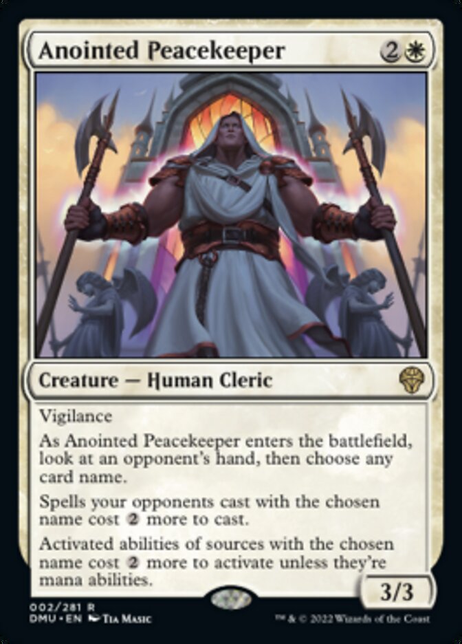 Anointed Peacekeeper [Dominaria United] | Gear Gaming Bentonville