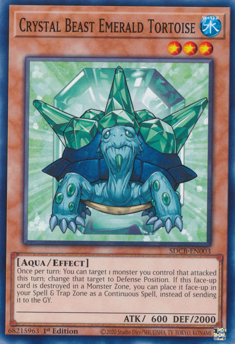 Crystal Beast Emerald Tortoise [SDCB-EN003] Common | Gear Gaming Bentonville