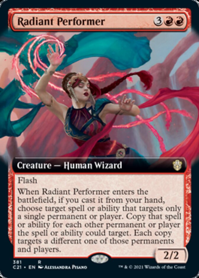 Radiant Performer (Extended) [Commander 2021] | Gear Gaming Bentonville