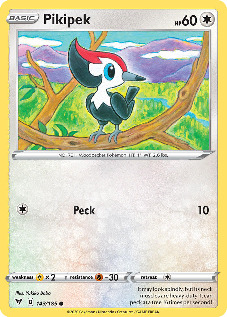 Pikipek (143/185) [Sword & Shield: Vivid Voltage] | Gear Gaming Bentonville