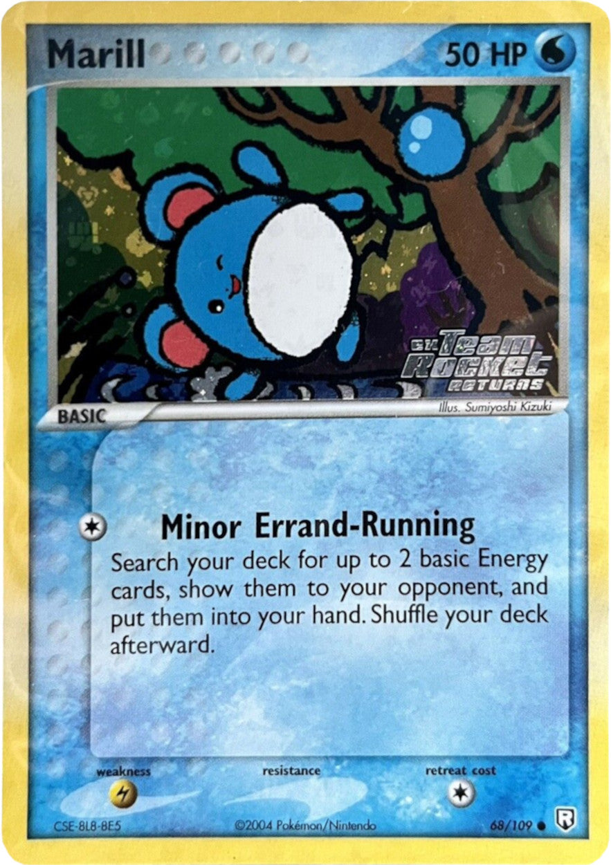 Marill (68/109) (Stamped) [EX: Team Rocket Returns] | Gear Gaming Bentonville