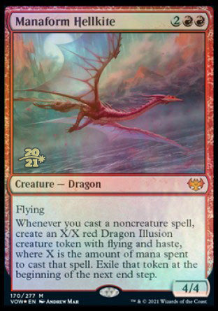 Manaform Hellkite [Innistrad: Crimson Vow Prerelease Promos] | Gear Gaming Bentonville