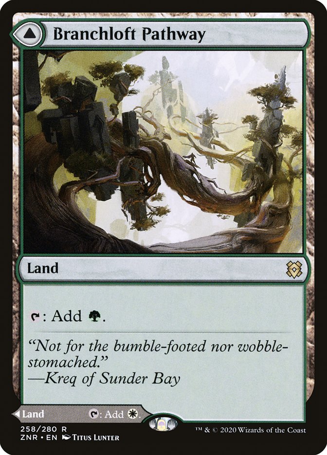 Branchloft Pathway // Boulderloft Pathway [Zendikar Rising] | Gear Gaming Bentonville