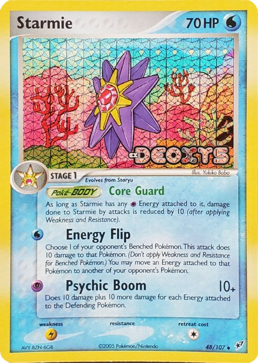 Starmie (48/107) (Stamped) [EX: Deoxys] | Gear Gaming Bentonville