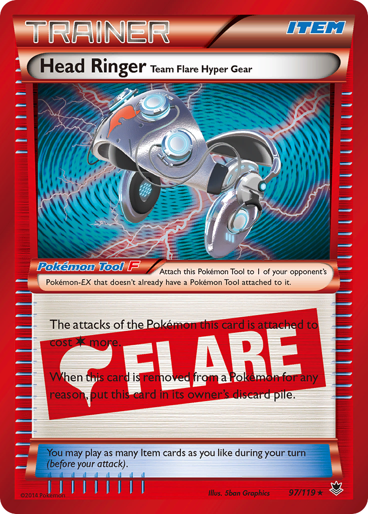 Head Ringer Team Flare Hyper Gear (97/119) [XY: Phantom Forces] | Gear Gaming Bentonville