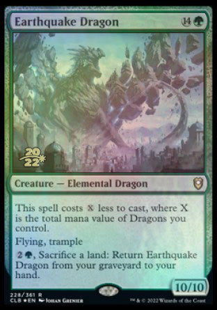 Earthquake Dragon [Commander Legends: Battle for Baldur's Gate Prerelease Promos] | Gear Gaming Bentonville