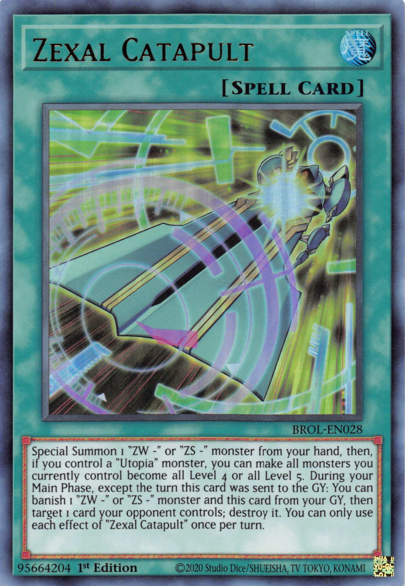 Zexal Catapult [BROL-EN028] Ultra Rare | Gear Gaming Bentonville