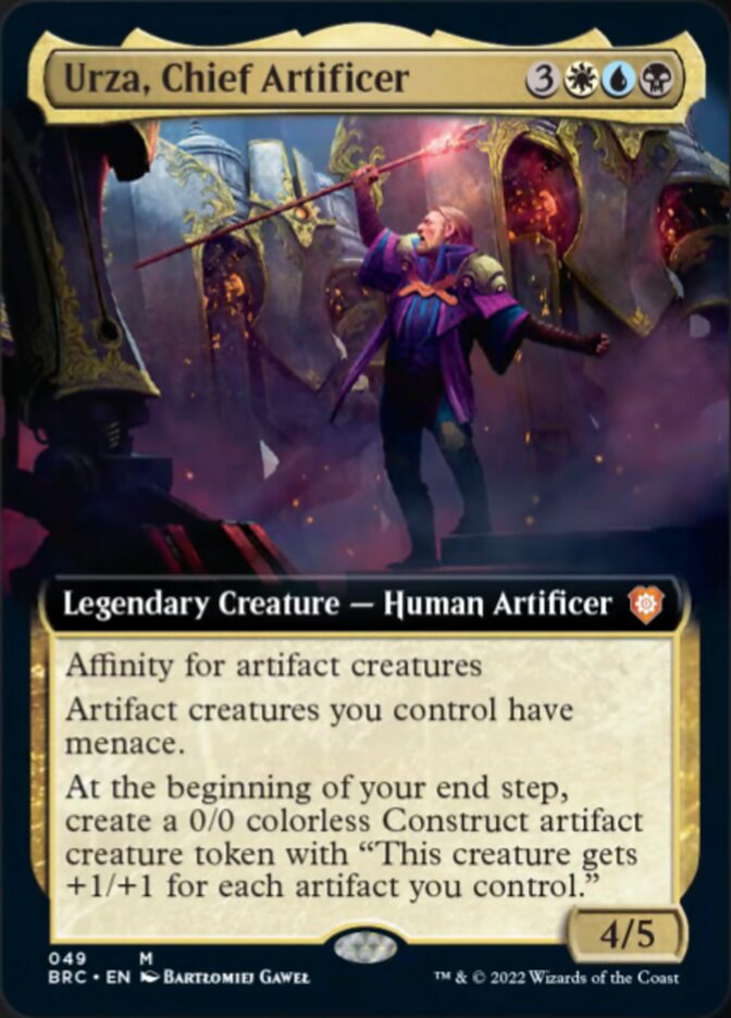 Urza, Chief Artificer (Extended Art) [The Brothers' War Commander] | Gear Gaming Bentonville