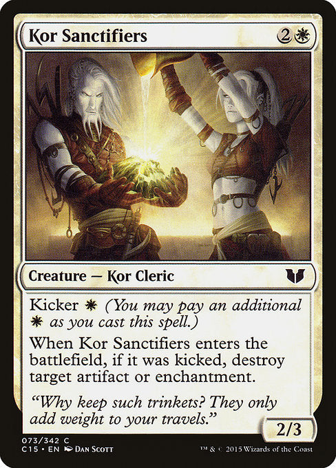 Kor Sanctifiers [Commander 2015] | Gear Gaming Bentonville