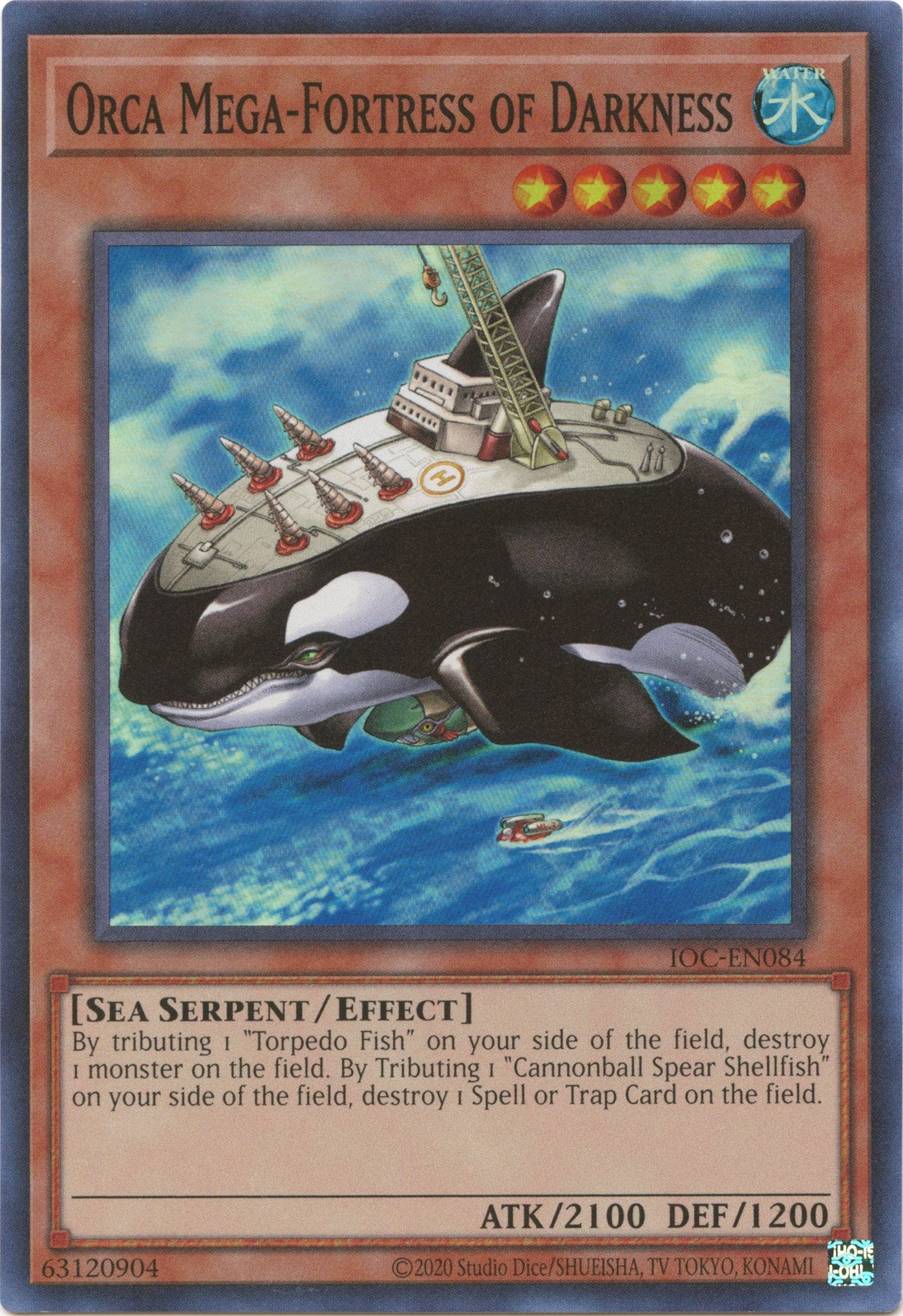 Orca Mega-Fortress of Darkness (25th Anniversary) [IOC-EN084] Super Rare | Gear Gaming Bentonville