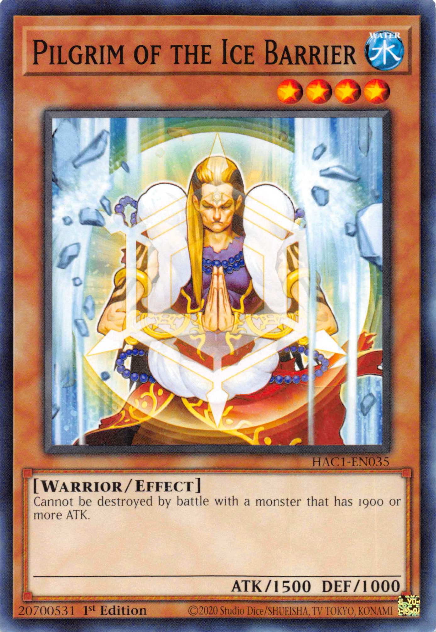 Pilgrim of the Ice Barrier [HAC1-EN035] Common | Gear Gaming Bentonville