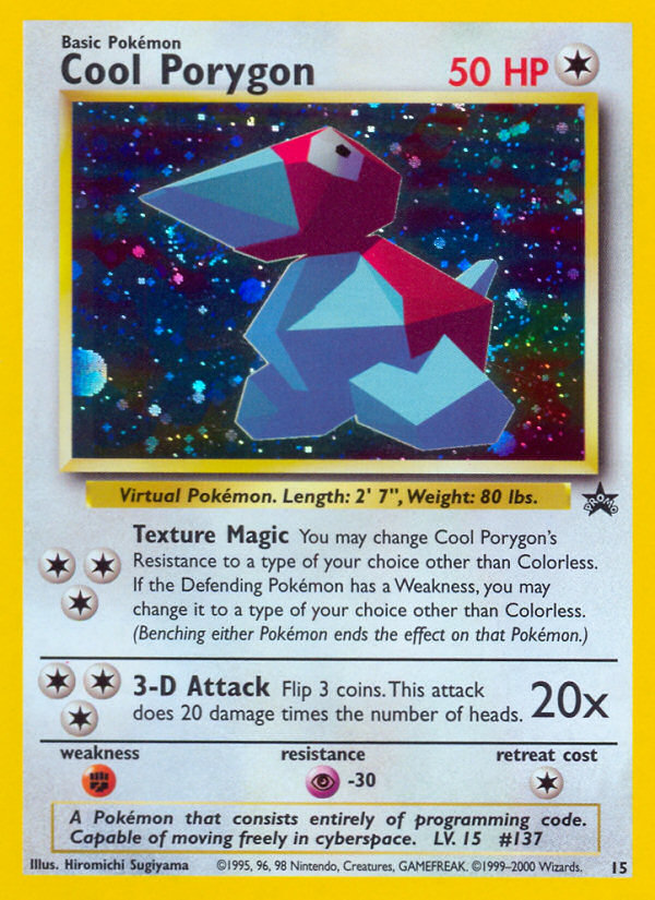 Cool Porygon (15) [Wizards of the Coast: Black Star Promos] | Gear Gaming Bentonville