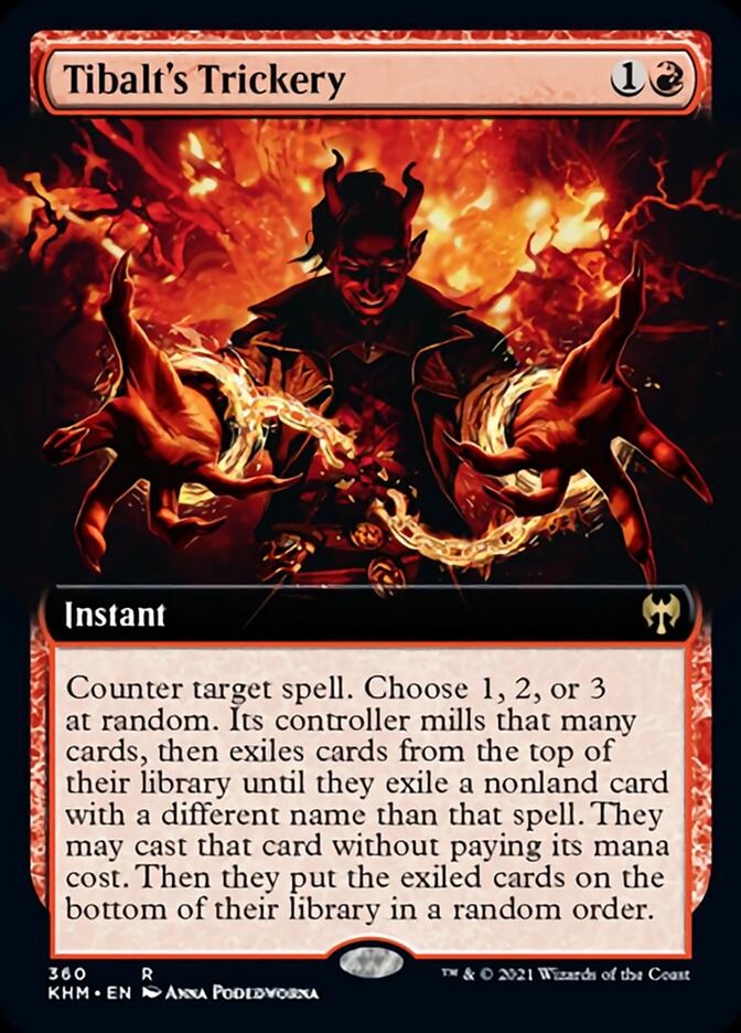 Tibalt's Trickery (Extended Art) [Kaldheim] | Gear Gaming Bentonville