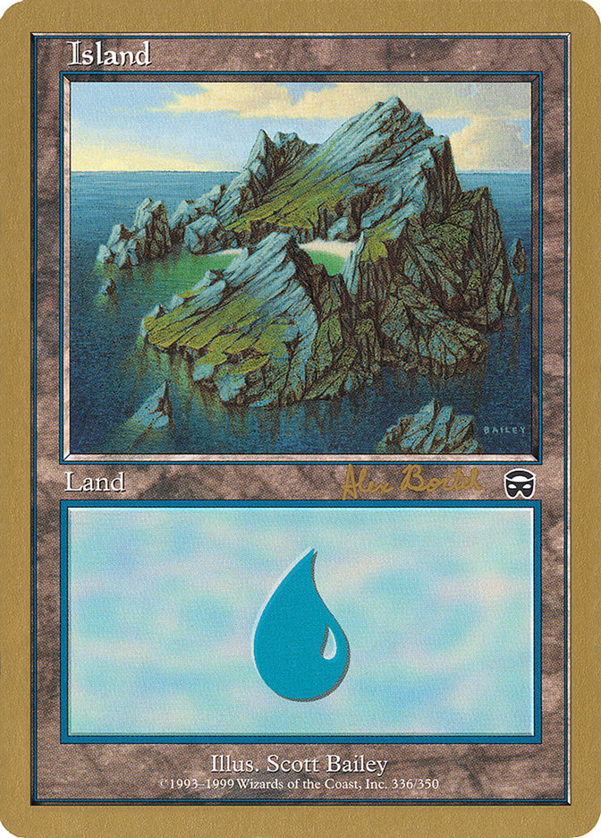 Island (ab336) (Alex Borteh) [World Championship Decks 2001] | Gear Gaming Bentonville