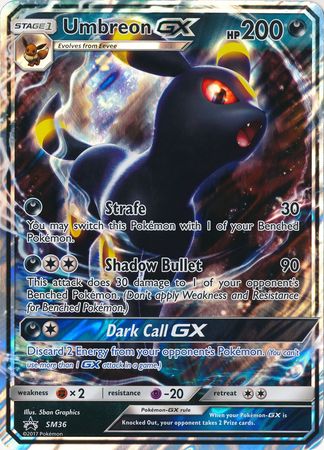 Umbreon GX (SM36) (Jumbo Card) [Sun & Moon: Black Star Promos] | Gear Gaming Bentonville