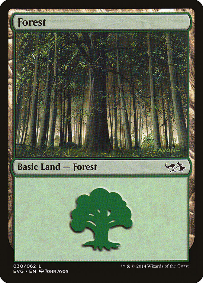 Forest (30) (Elves vs. Goblins) [Duel Decks Anthology] | Gear Gaming Bentonville