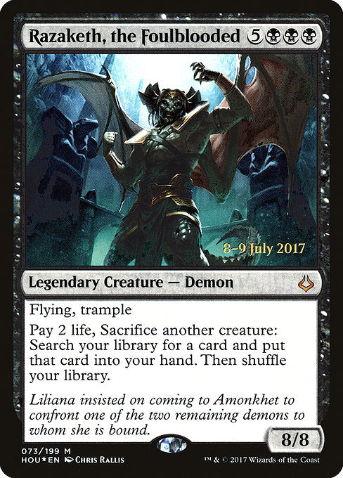 Razaketh, the Foulblooded [Prerelease Cards] | Gear Gaming Bentonville