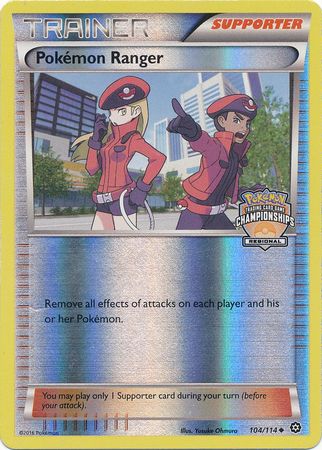 Pokemon Ranger (104/114) (Championship Promo) [XY: Steam Siege] | Gear Gaming Bentonville