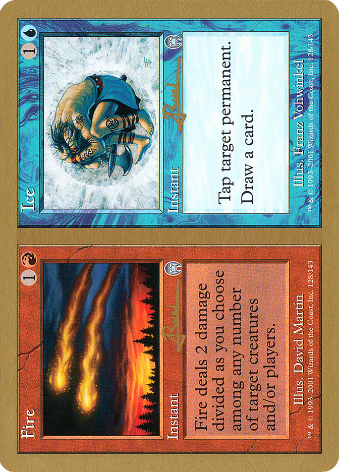 Fire // Ice (Antoine Ruel) [World Championship Decks 2001] | Gear Gaming Bentonville