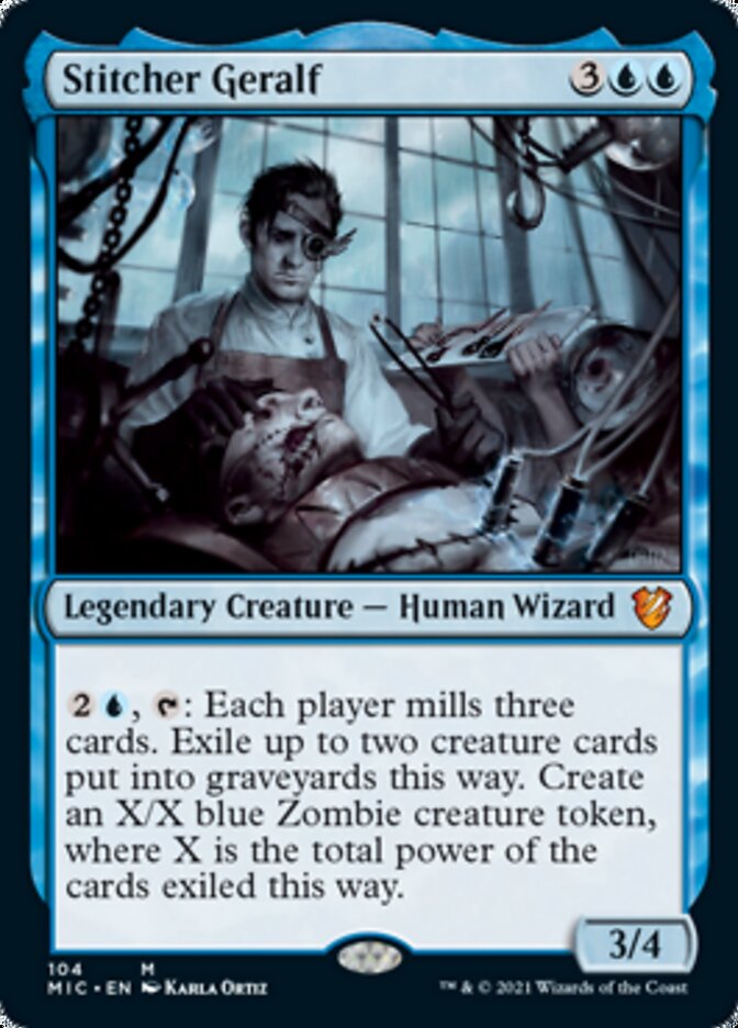 Stitcher Geralf [Innistrad: Midnight Hunt Commander] | Gear Gaming Bentonville