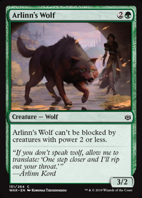 Arlinn's Wolf [War of the Spark] | Gear Gaming Bentonville