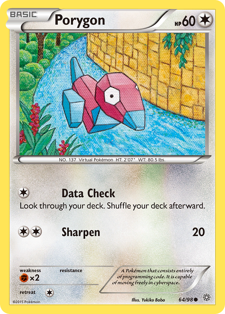 Porygon (64/98) [XY: Ancient Origins] | Gear Gaming Bentonville