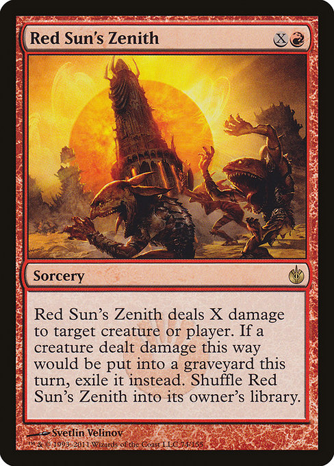 Red Sun's Zenith [Mirrodin Besieged] | Gear Gaming Bentonville