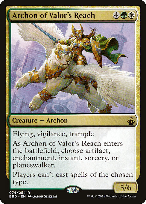 Archon of Valor's Reach [Battlebond] | Gear Gaming Bentonville