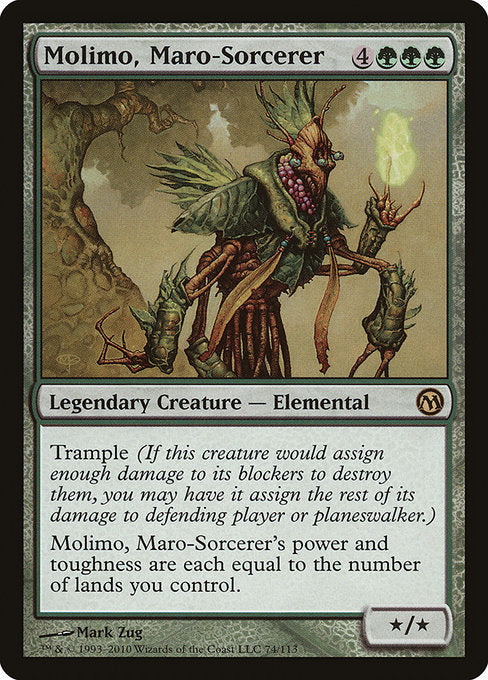 Molimo, Maro-Sorcerer [Duels of the Planeswalkers] | Gear Gaming Bentonville