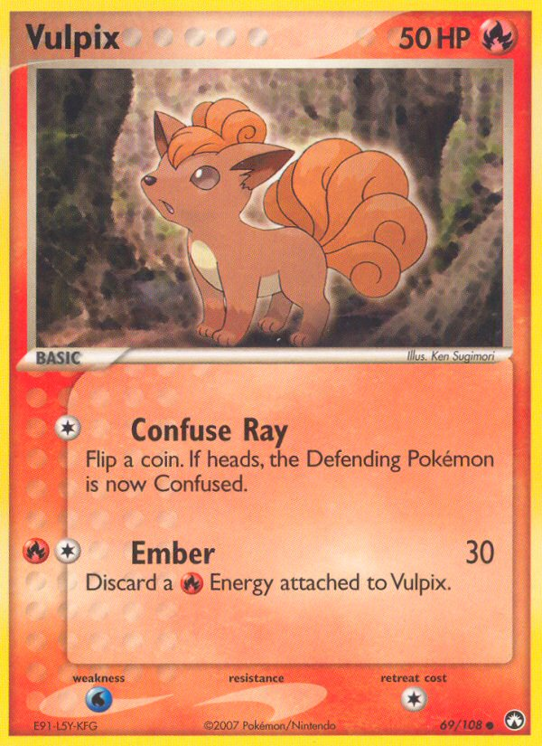 Vulpix (69/108) [EX: Power Keepers] | Gear Gaming Bentonville