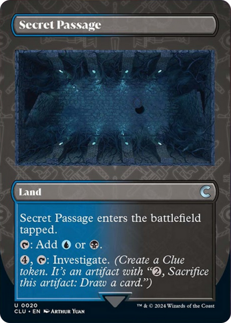 Secret Passage (Borderless) [Ravnica: Clue Edition] | Gear Gaming Bentonville