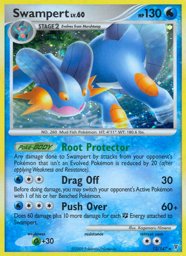 Swampert (12/147) (Theme Deck Exclusive) [Platinum: Supreme Victors] | Gear Gaming Bentonville