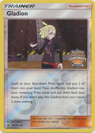 Gladion (95/111) (Regional Championship Promo) [Sun & Moon: Crimson Invasion] | Gear Gaming Bentonville