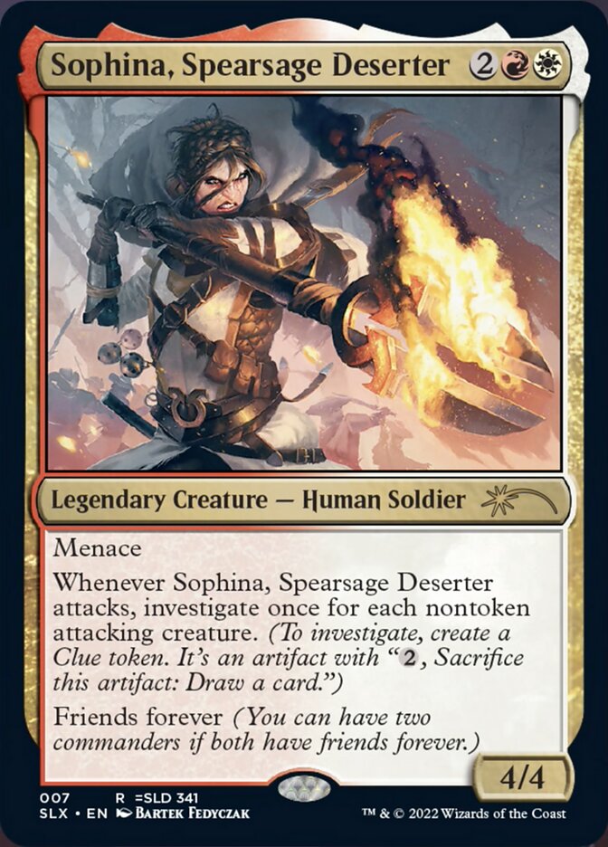 Sophina, Spearsage Deserter [Secret Lair: Universes Within] | Gear Gaming Bentonville