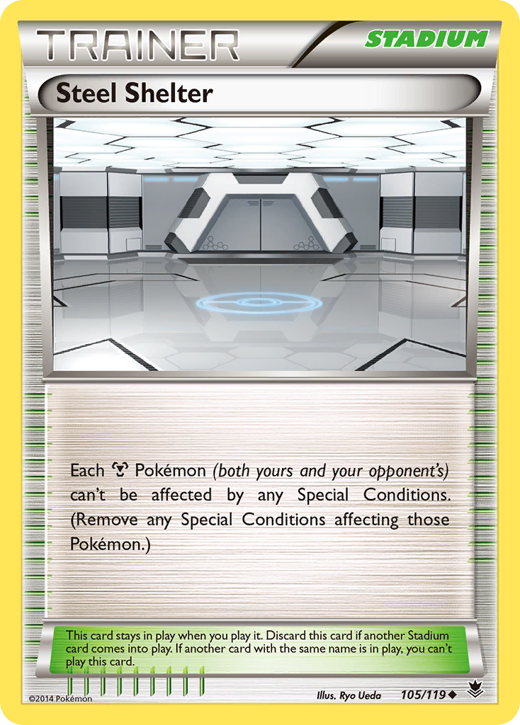 Steel Shelter (105/119) [XY: Phantom Forces] | Gear Gaming Bentonville