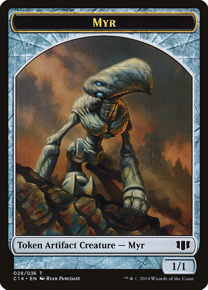 Myr // Pentavite Double-sided Token [Commander 2014 Tokens] | Gear Gaming Bentonville