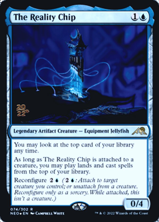 The Reality Chip [Kamigawa: Neon Dynasty Prerelease Promos] | Gear Gaming Bentonville