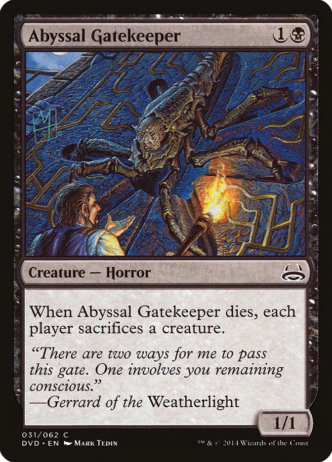 Abyssal Gatekeeper (Divine vs. Demonic) [Duel Decks Anthology] | Gear Gaming Bentonville