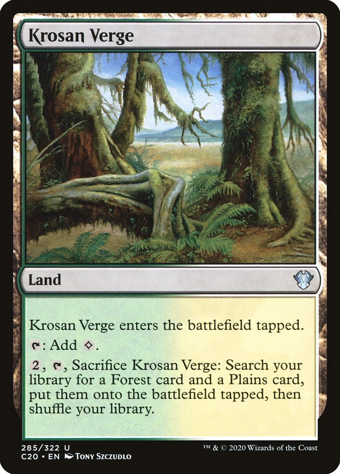 Krosan Verge [Commander 2020] | Gear Gaming Bentonville