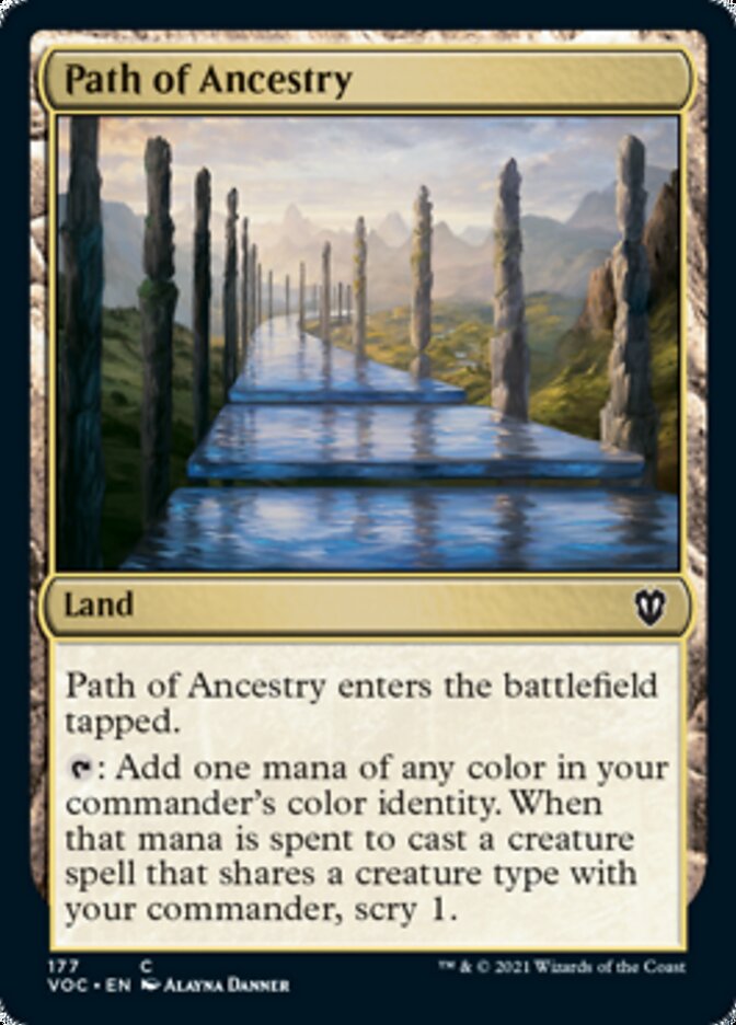 Path of Ancestry [Innistrad: Crimson Vow Commander] | Gear Gaming Bentonville